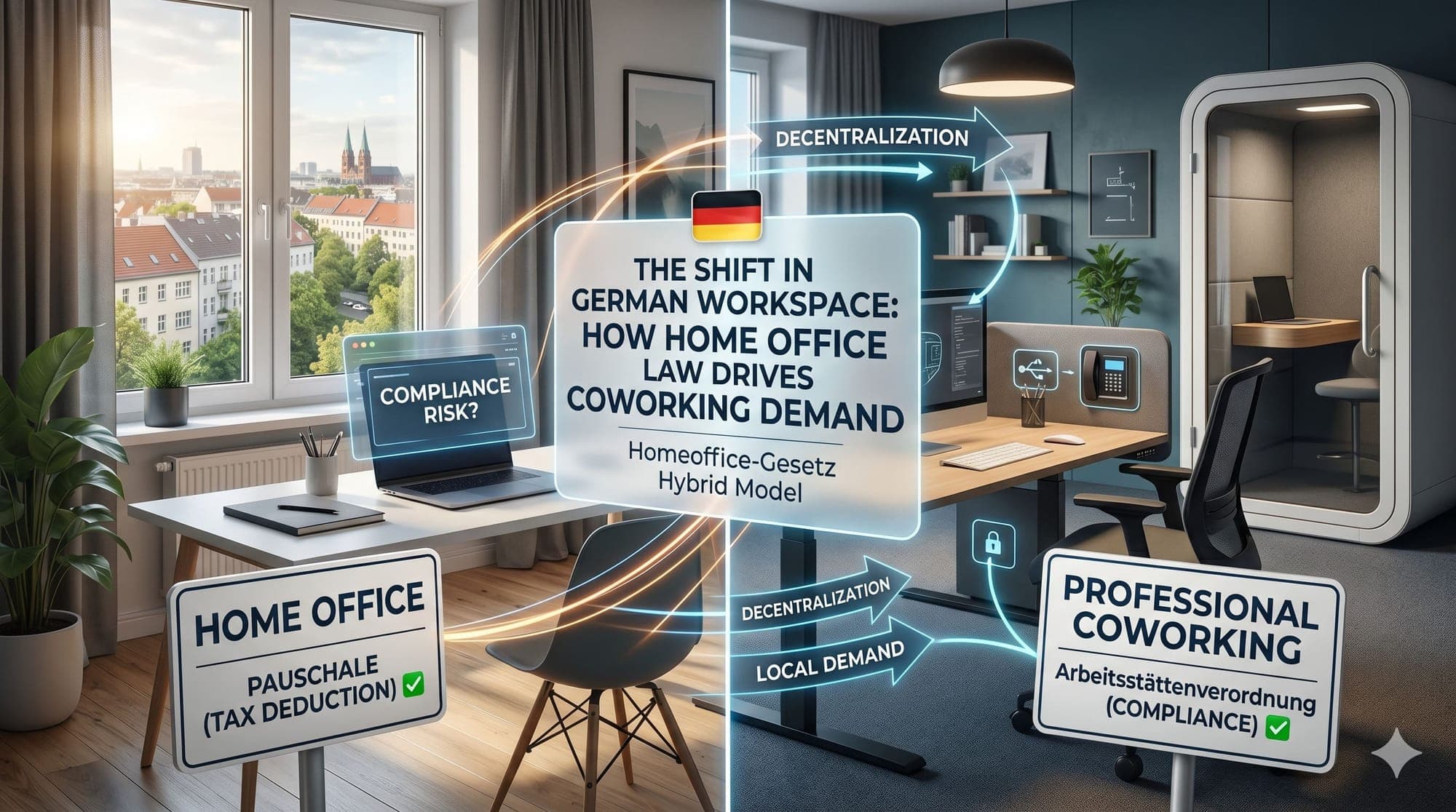 The Shift In German Workspace: How Germany's Home Office Law Affects Coworking Demand