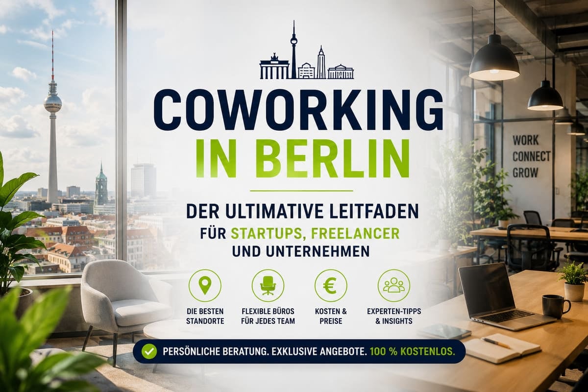 Coworking in Berlin: Der ultimative Leitfaden für Startups, Freelancer und Unternehmen